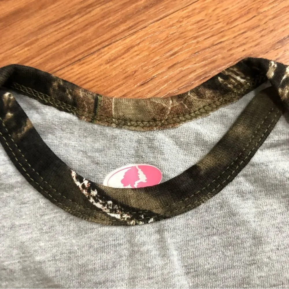 Mossy Oak Camouflage Baby Girl Onesie | Size 18 month